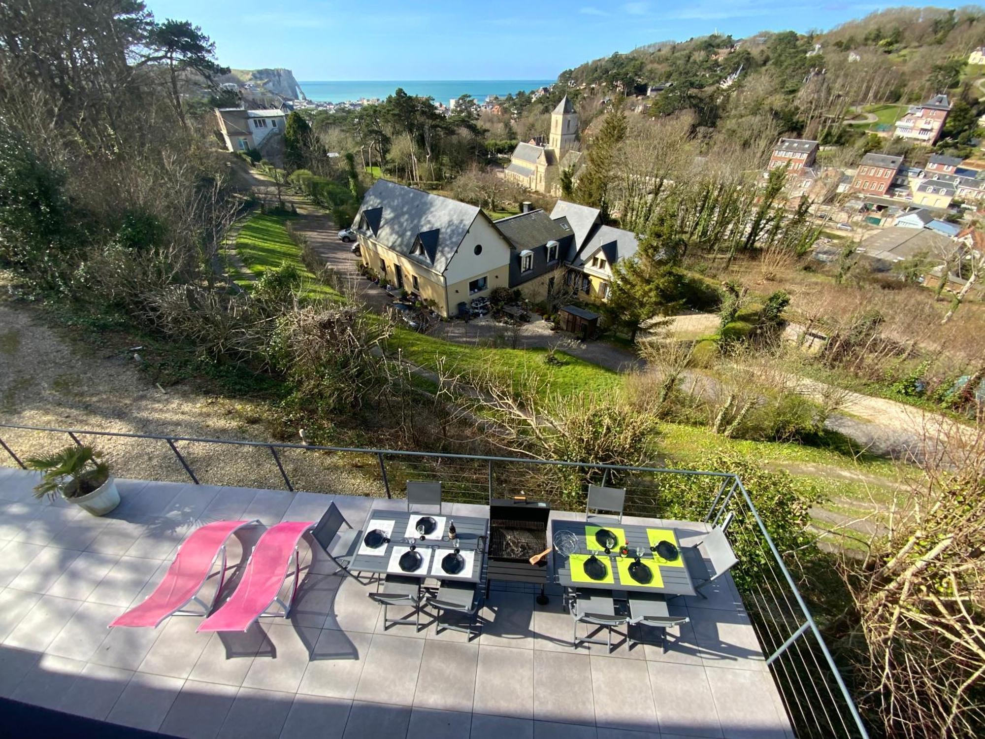 Villa Panorama, Vue Mer Et Falaises D Exception Étretat Zewnętrze zdjęcie